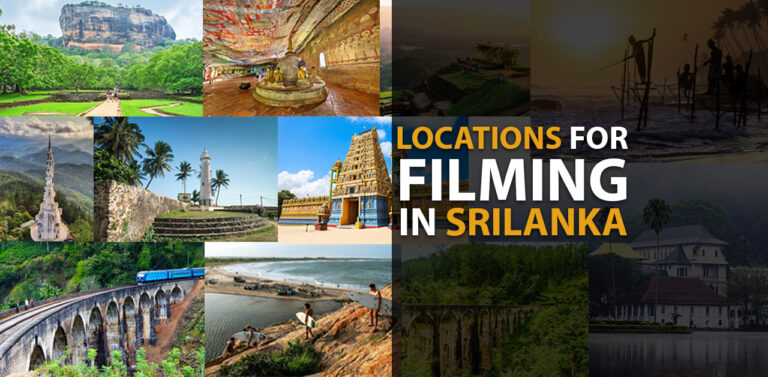 Locations for filming in Sri Lanka